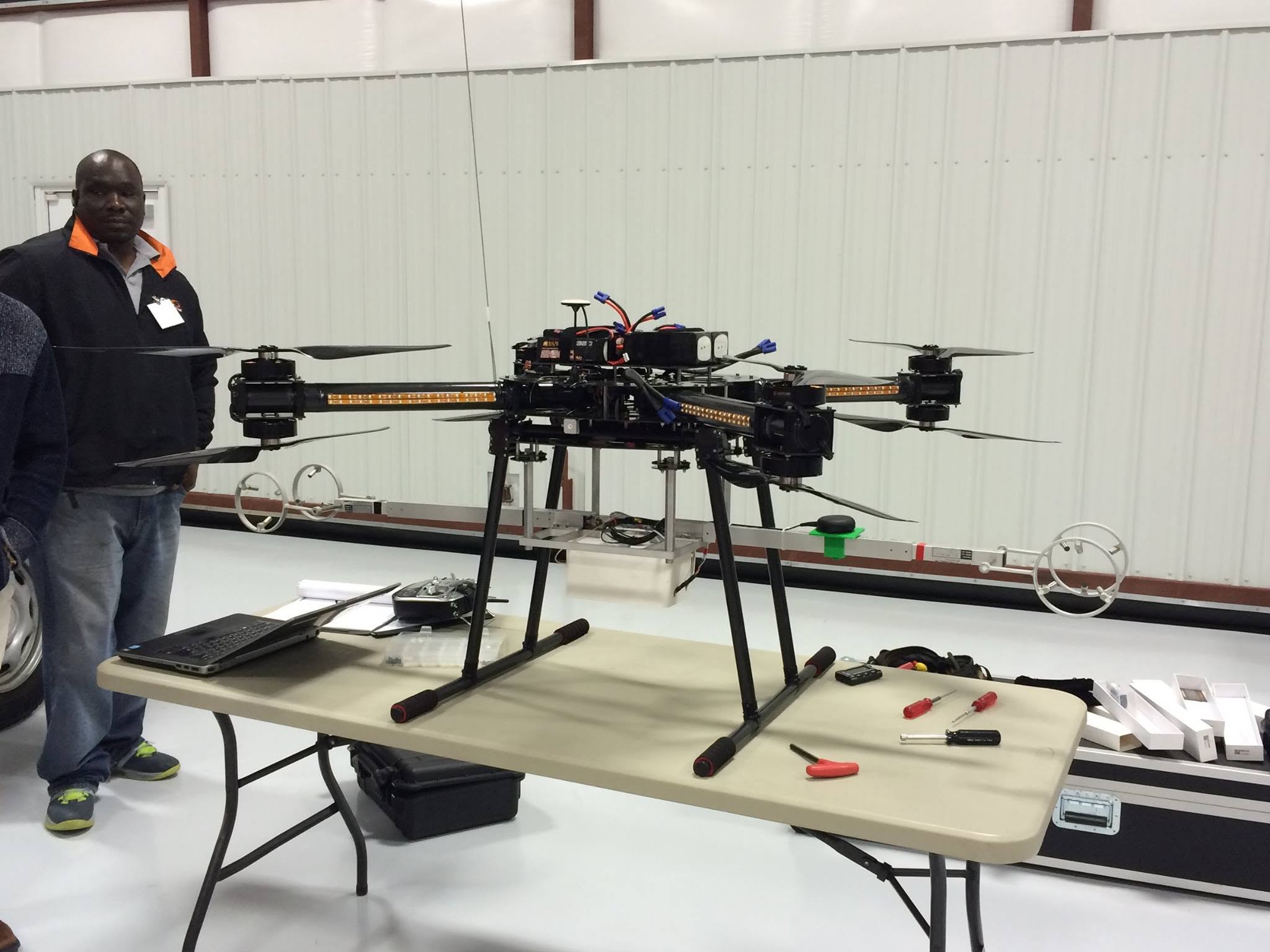 Photograph from the FDCL announcement: ONR Airworthiness Testing at the UMD UAS Test Site
