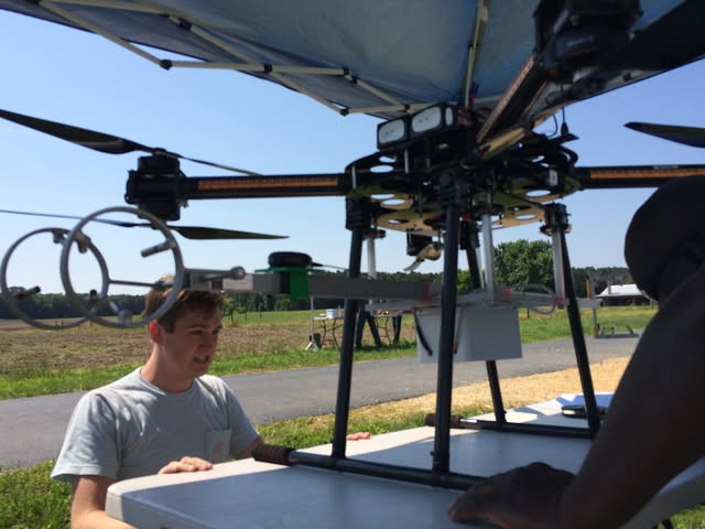 Photograph from the FDCL announcement: ONR Flight Tests at Riley’s Farm