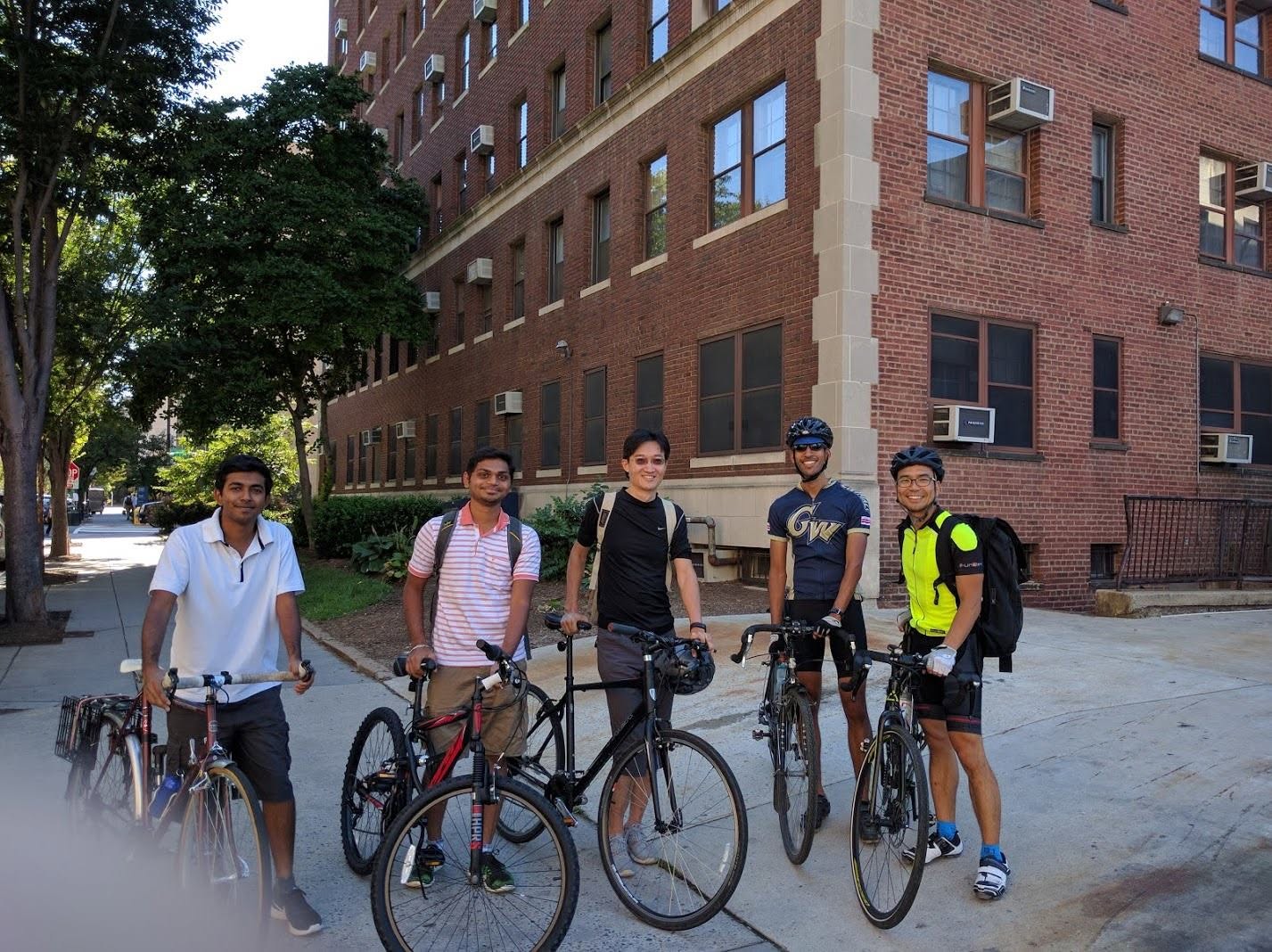 Photograph from the FDCL announcement: The First FDCL Bike Ride