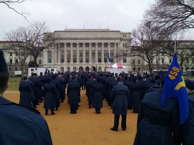 Photograph from the FDCL announcement: Shankar Participates in the Presidential Inauguration Ceremony