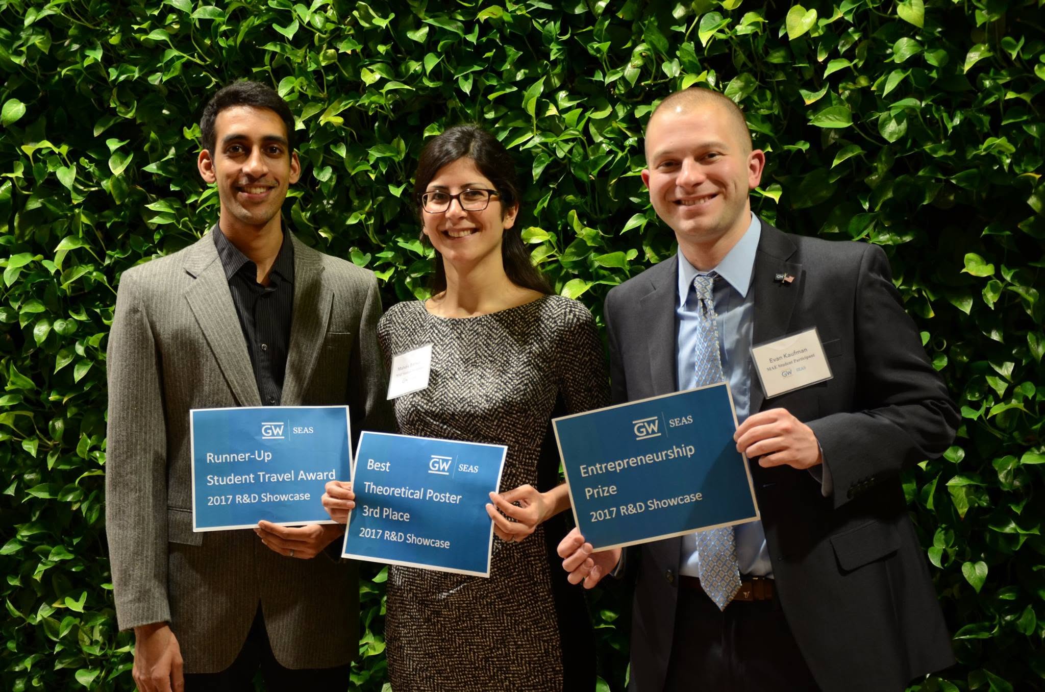 Photograph from the FDCL announcement: All Three FDCL Presentations Recognized at the 2017 SEAS Showcase