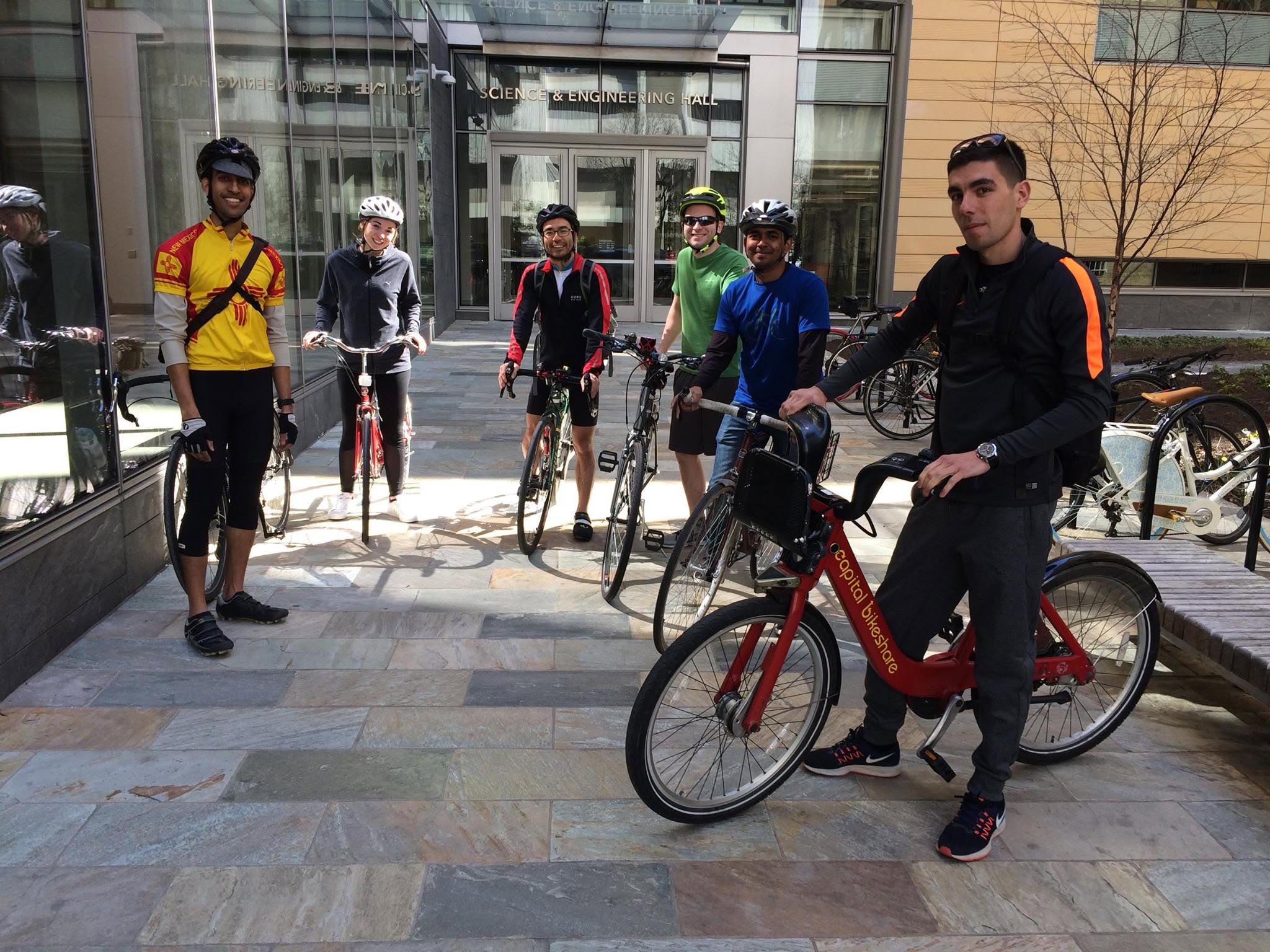 Photograph from the FDCL announcement: A March Bike Ride for FDCL
