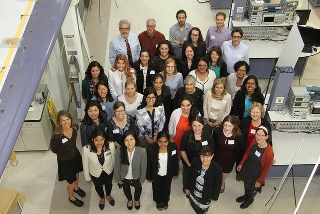 Photograph from the FDCL announcement: Mahdis Presents at Women in Aerospace and CCTA