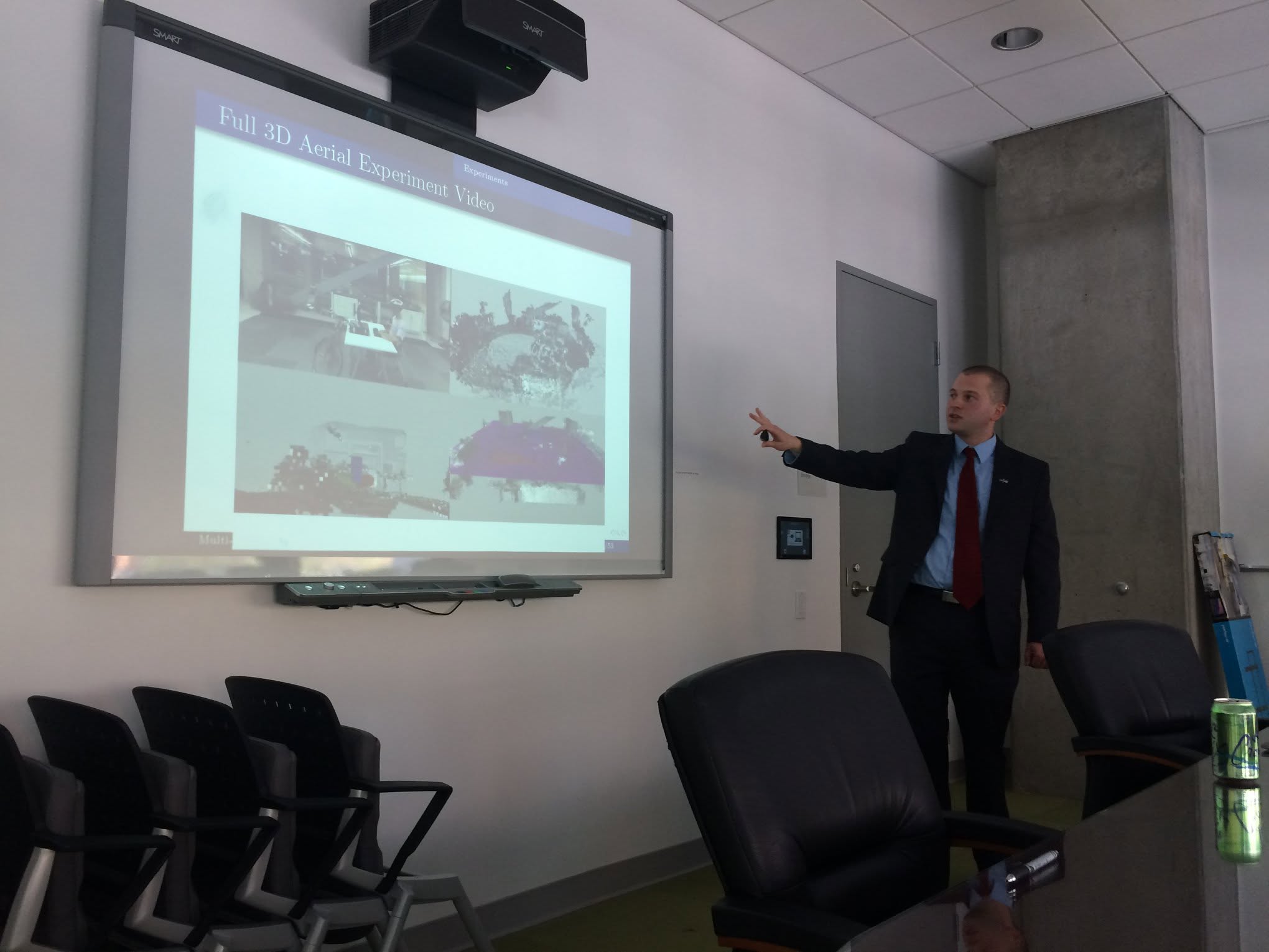 Photograph from the FDCL announcement: Evan Kaufman Successfully Defends His Dissertation