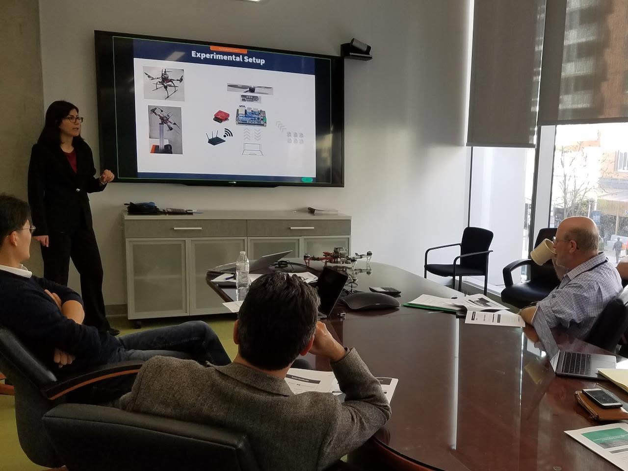 Photograph from the FDCL announcement: Mahdis Bisheban Successfully Defends Her Dissertation