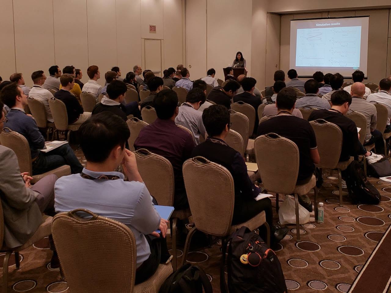 Additional photograph from the FDCL announcement: Geometric Adaptive Control Presented at CDC in Miami Beach