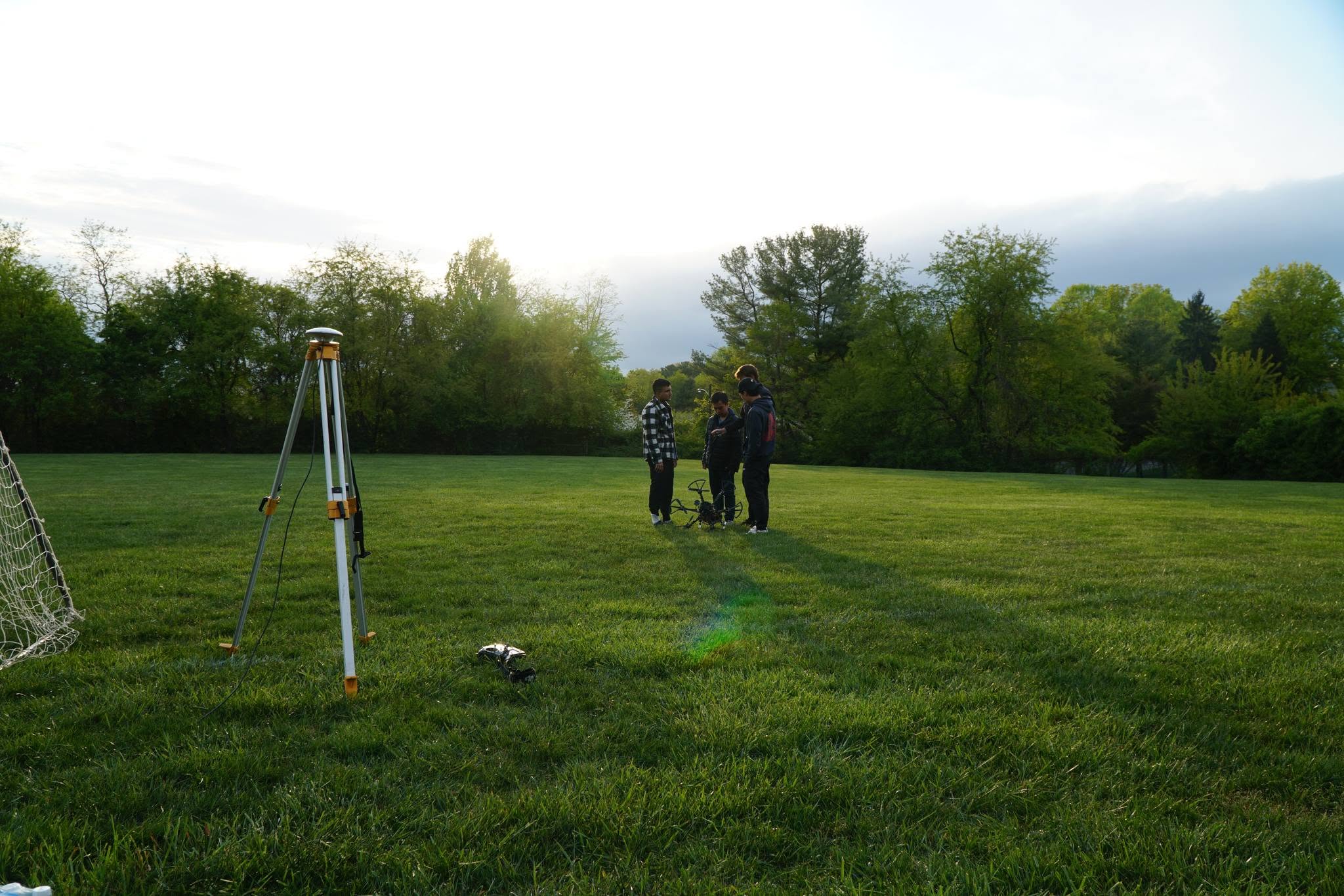GW undergraduate drone team at the RTX competition