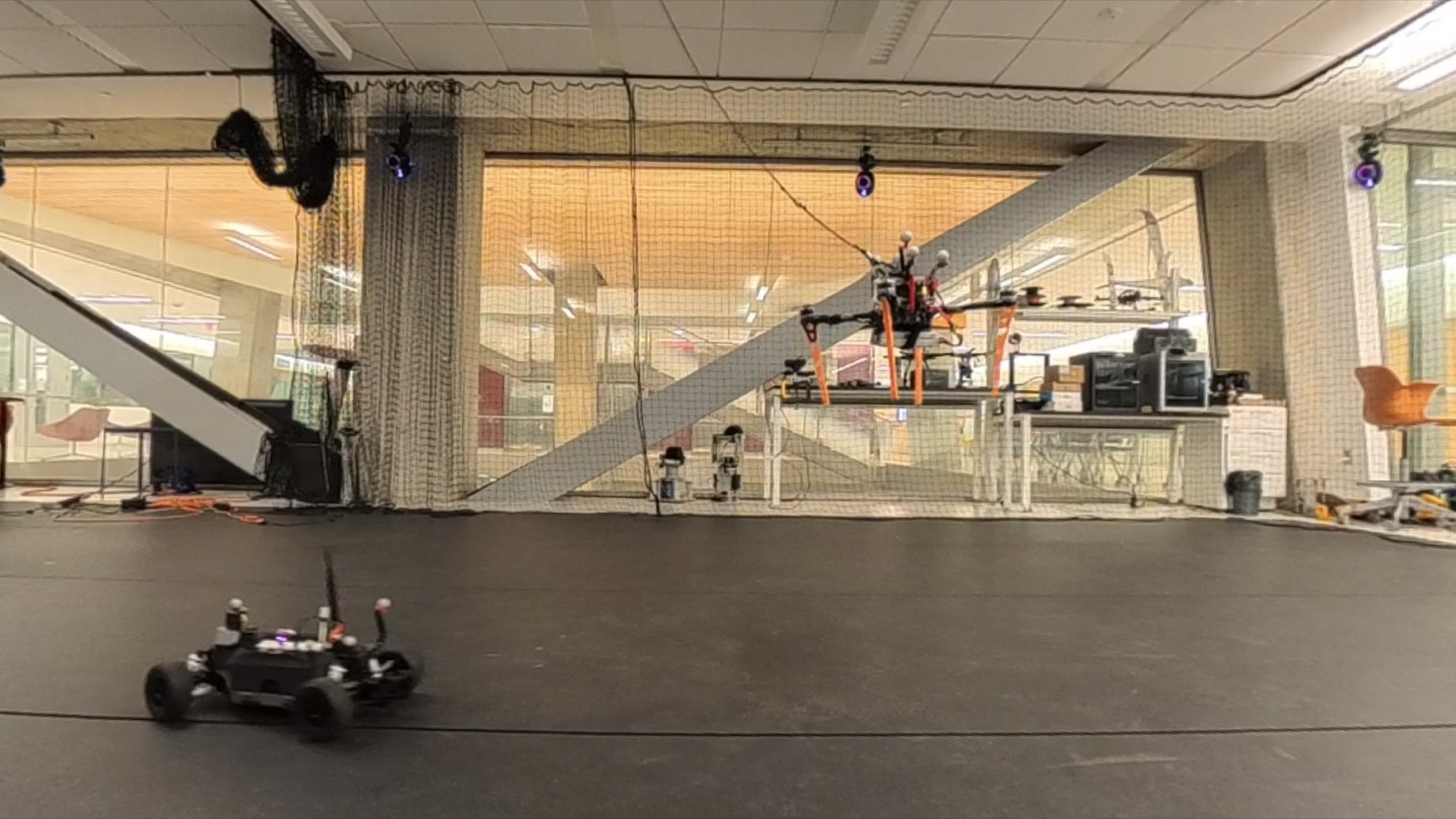 Aerial and ground vehicles used to evaluate invariant filtering for relative motion.